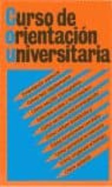 Portada de CURSO DE ORIENTACION UNIVERSITARIA