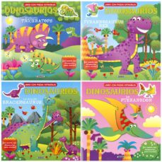 Portada de MONTO Y JUEGO CON DINOSAURIOS (4 TITULOS)