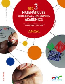 Portada de MATEMATIQUES ORIENTADES ALS ENSENYAMENTS ACADÈMICS 3º ESO ILLES B ALEARS CATALA