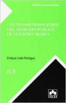 Portada de LAS TRANSFORMACIONES DEL DERECHO PUBLICO DE NUESTRO TIEMPO