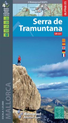 Descargar e book gratis SERRA DE TRAMUNTANA GR-221 (CARPETA 4 MAPAS) - 1:25.000 in Spanish MOBI de 