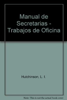 Portada de MANUAL DE SECRETARIAS TRABAJOS DE OFICINA