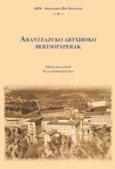 Portada de ARANTZAZUKO ARTXIBOKO BERTSOPAPERAK