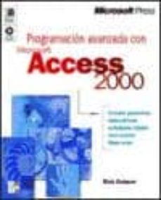 Portada de PROGRAMACION AVANZADA CON MICROSOFT ACCESS 2000