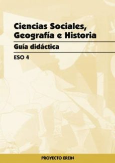 Portada de CIENCIAS SOCIALES 4º ESO GUIA PROFESOR