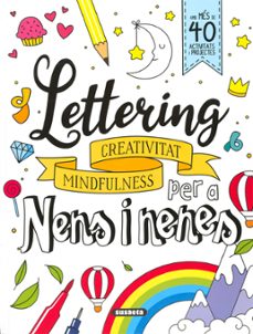 Portada de LETTERING PER A NENS I NENES: CREATIVITAT MINDFULNES
