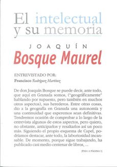 Portada de JOAQUIN BOSQUE MAUREL