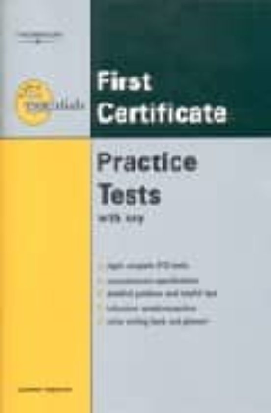 First certificate practice tests exam essentials con isbn