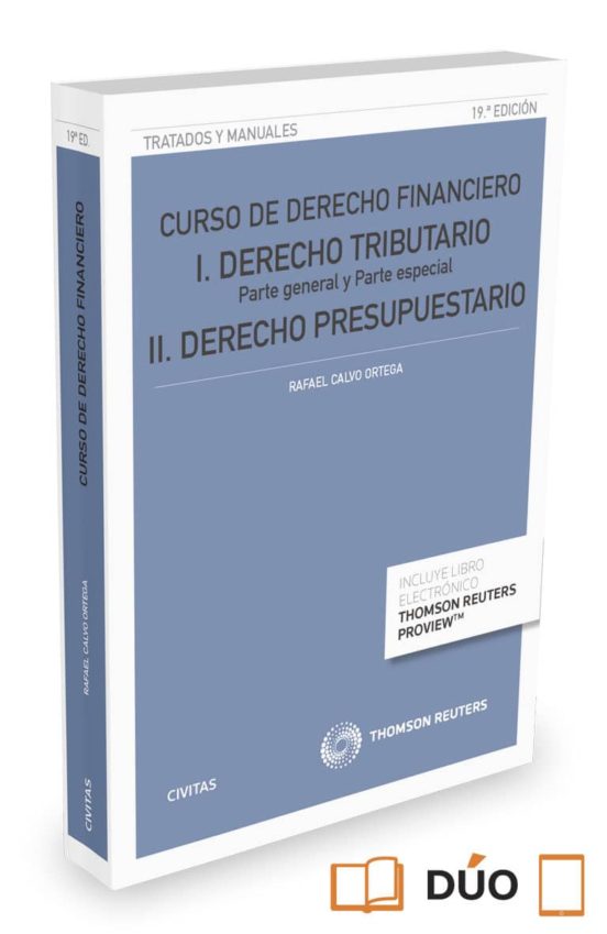 Curso De Derecho Financiero I Derecho Tributario Parte General Y