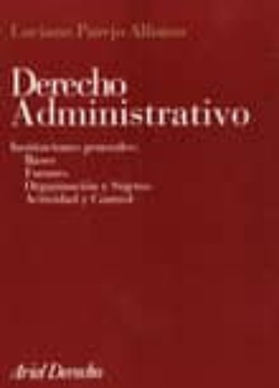 Derecho Administrativo Luciano Parejo Alfonso Casa Del Libro